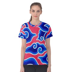 Batik Megamendung Women s Cotton Tee