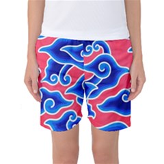 Batik Megamendung Women s Basketball Shorts