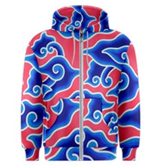 Batik Megamendung Men s Zipper Hoodie