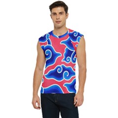 Batik Megamendung Men s Raglan Cap Sleeve Tee