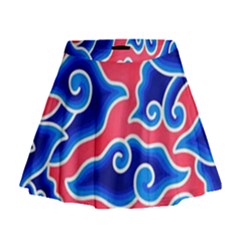 Batik Megamendung Mini Flare Skirt