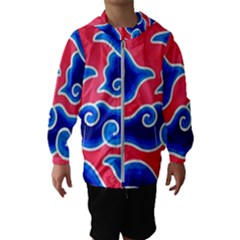 Batik Megamendung Kids  Hooded Windbreaker