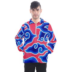 Batik Megamendung Men s Half Zip Pullover