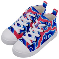 Batik Megamendung Kids  Mid-top Canvas Sneakers