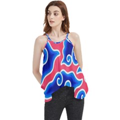 Batik Megamendung Flowy Camisole Tank Top