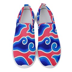 Batik Megamendung Women s Slip On Sneakers