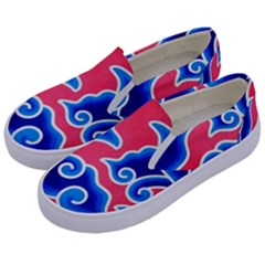 Batik Megamendung Kids  Canvas Slip Ons