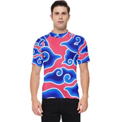 Batik Megamendung Men s Short Sleeve Rash Guard