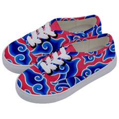 Batik Megamendung Kids  Classic Low Top Sneakers