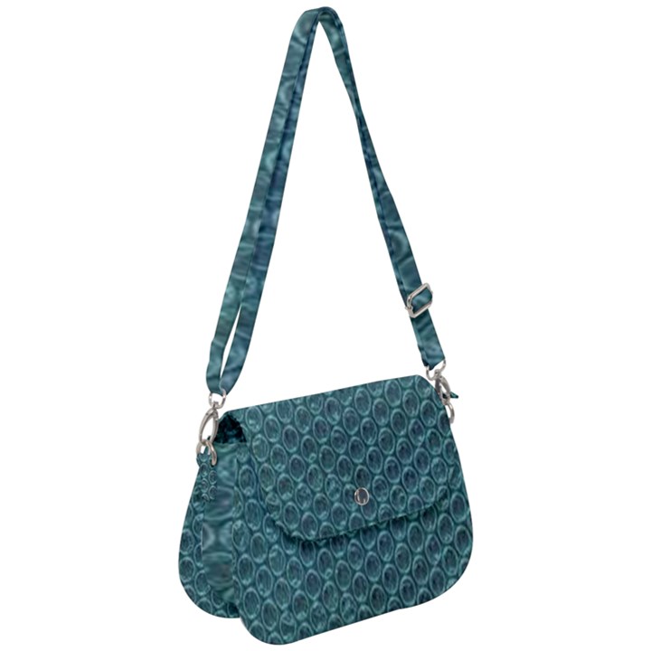 Bubble Wrap Saddle Handbag