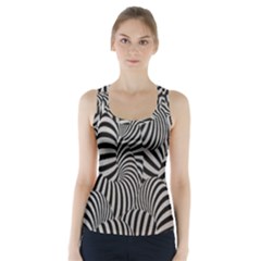 Pattern Racer Back Sports Top by artworkshop