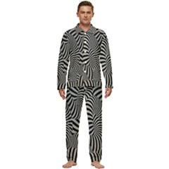 Pattern Men s Long Sleeve Velvet Pocket Pajamas Set by artworkshop