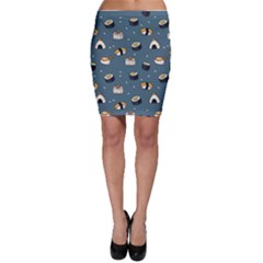 Sushi Pattern Bodycon Skirt by Jancukart