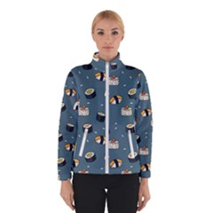 Sushi Pattern Women s Bomber Jacket by Jancukart