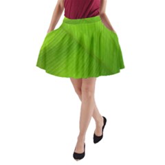 Banana Leaf A-line Pocket Skirt by artworkshop