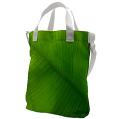 Banana Leaf Canvas Messenger Bag by artworkshop