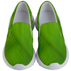 Banana Leaf Kids Lightweight Slip Ons by artworkshop