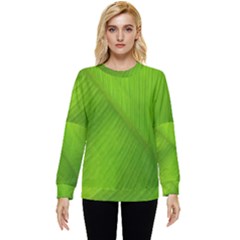 Banana Leaf Hidden Pocket Sweatshirt by artworkshop