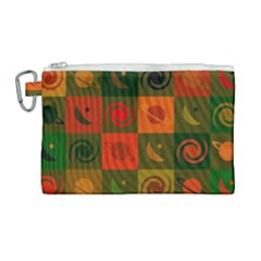 Space Pattern Multicolour Canvas Cosmetic Bag (large) by Jancukart