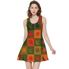 Space Pattern Multicolour Inside Out Reversible Sleeveless Dress by Jancukart