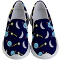 Space-pattern-colour Kids Lightweight Slip Ons View1