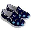 Space-pattern-colour Kids Lightweight Slip Ons View3