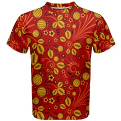 Seamless-pattern-slavic-folk-style Men s Cotton Tee