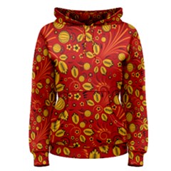 Seamless-pattern-slavic-folk-style Women s Pullover Hoodie