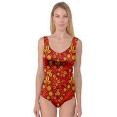 Seamless-pattern-slavic-folk-style Princess Tank Leotard 