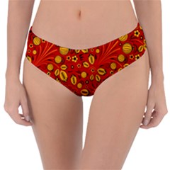 Seamless-pattern-slavic-folk-style Reversible Classic Bikini Bottoms