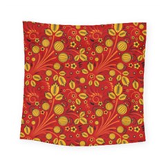 Seamless-pattern-slavic-folk-style Square Tapestry (Small)