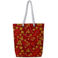 Seamless-pattern-slavic-folk-style Full Print Rope Handle Tote (Small)