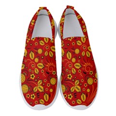 Seamless-pattern-slavic-folk-style Women s Slip On Sneakers