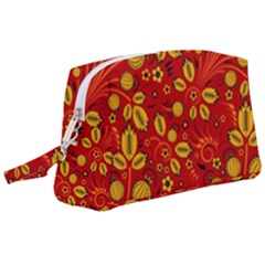 Seamless-pattern-slavic-folk-style Wristlet Pouch Bag (Large)