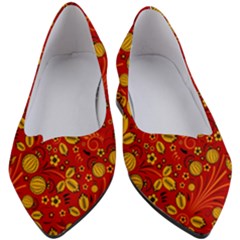 Seamless-pattern-slavic-folk-style Women s Block Heels 