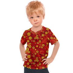 Seamless-pattern-slavic-folk-style Kids  Sports Tee