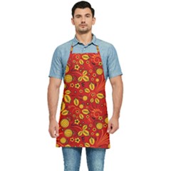 Seamless-pattern-slavic-folk-style Kitchen Apron