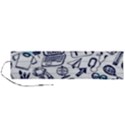 Hand-drawn-back-school-pattern Roll Up Canvas Pencil Holder (L) View1