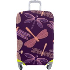 Dragonfly-pattern-design Luggage Cover (large) by Jancukart