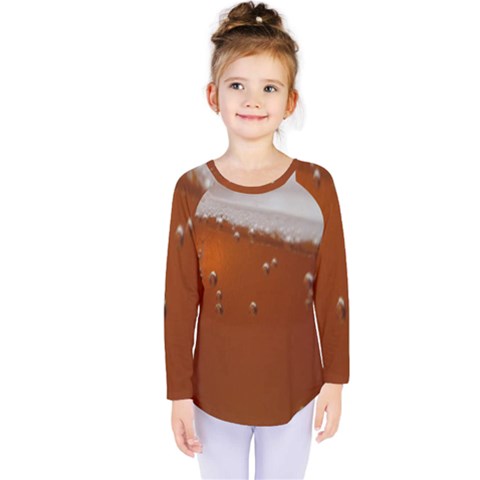 Bubble Beer Kids  Long Sleeve Tee by artworkshop