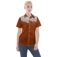 Bubble Beer Women s Short Sleeve Pocket Shirt