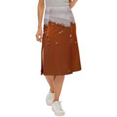 Bubble Beer Midi Panel Skirt