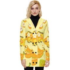 Banana Cichlid Button Up Hooded Coat  by artworkshop