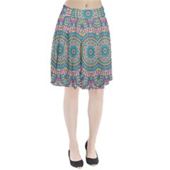 Mandala 01 Pleated Skirt by zappwaits