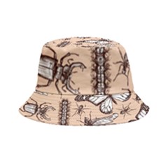 Vintage-drawn-insect-seamless-pattern Inside Out Bucket Hat