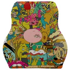 Cartoon Wallpapers Car Seat Velour Cushion 