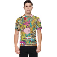 Cartoon Wallpapers Men s Short Sleeve Rash Guard by Jancukart