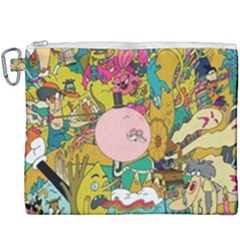 Cartoon Wallpapers Canvas Cosmetic Bag (xxxl) by Jancukart