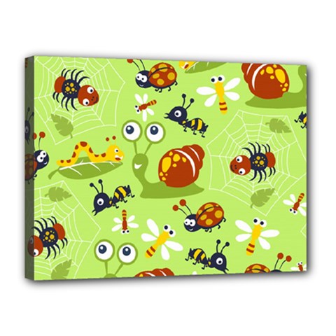 Little-animals-cartoon Canvas 16  X 12  (stretched) by Jancukart