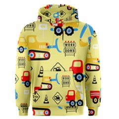 Seamless-pattern-vector-industrial-vehicle-cartoon Men s Core Hoodie by Jancukart